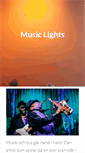 Mobile Screenshot of music-lights.se